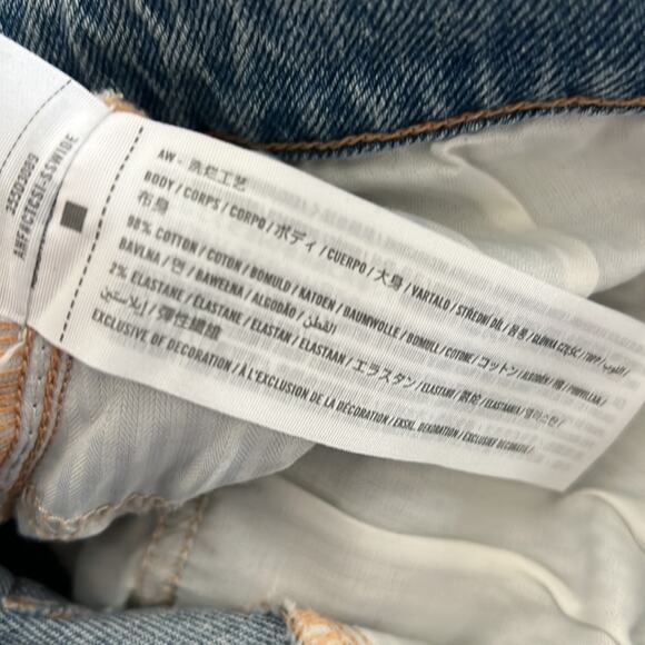 Hollister Ultra High Rise Dad Jean Distressed Denim Jeans W27 L29 5S - Picture 10 of 10